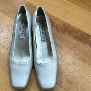 Touchups silver heels